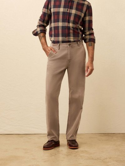 Fahertybrand Sunwashed Canvas Utility Pant - Dark Rye