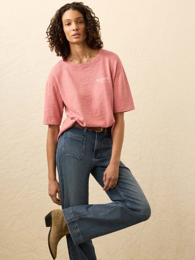 Fahertybrand Sunwashed Regenerative Tee - Faded Flag