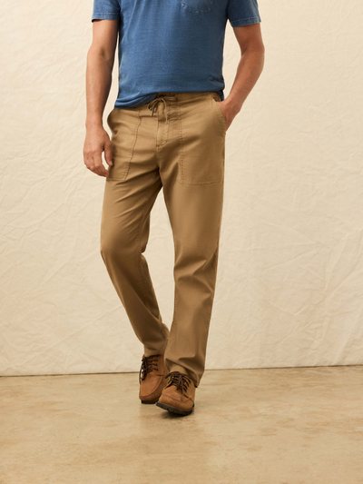 Fahertybrand Dune Utility Pant - Wood Bark