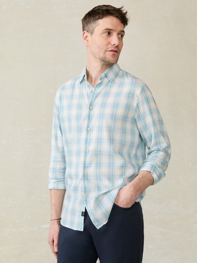 Fahertybrand Movement™ Monterey Shirt - Summer Sky Plaid