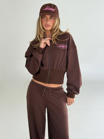 Tiger Mist MERRYN HOODIE - CHOCOLATE