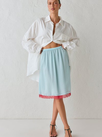 Vergegirl Carmen Midi Skirt Sky