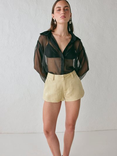 Vergegirl Levy Jacquard Shorts Pistachio