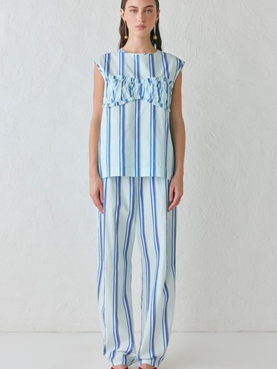 Vergegirl Vita Barrel Pants Blue Stripe