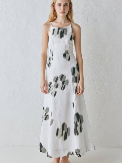Vergegirl Stef Linen Maxi Dress Flor