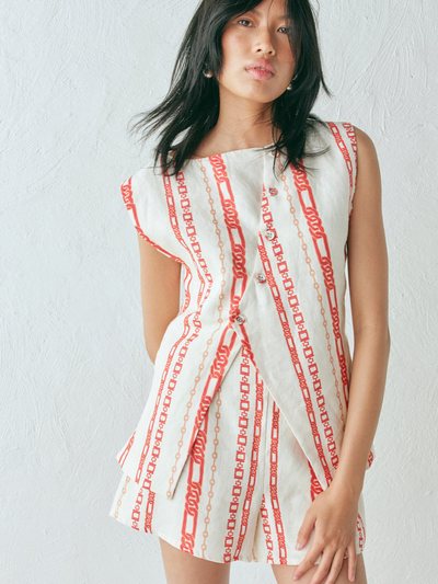 Vergegirl Aria Linen Vest Ora
