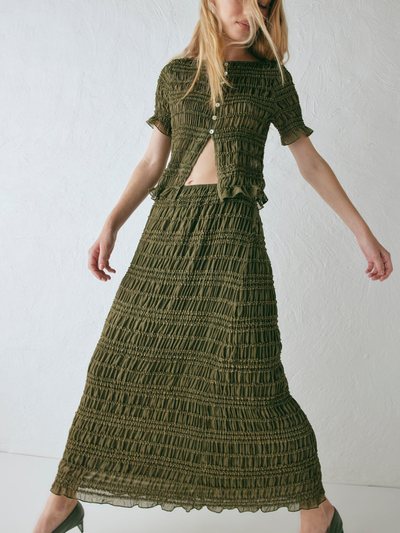 Vergegirl Mia Midi Skirt Khaki