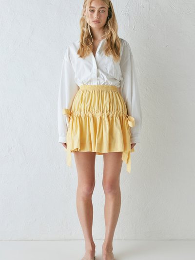 Vergegirl Lily Mini Skirt Yellow