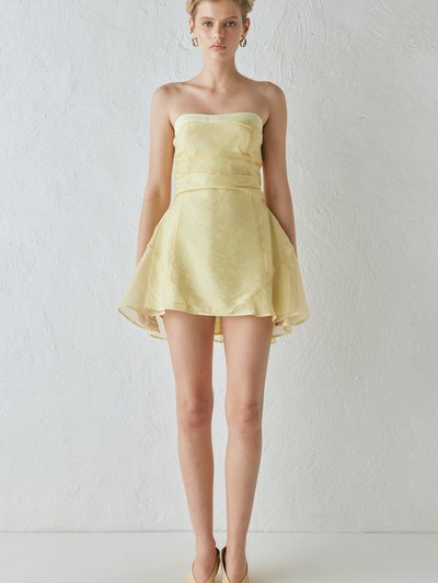 Vergegirl Paloma Mini Dress Lemon