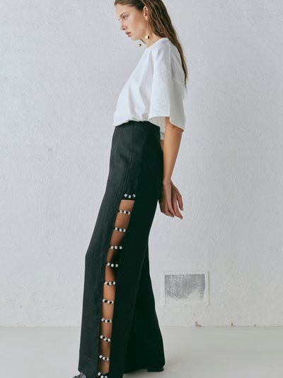 Vergegirl Tia Linen Pants Black
