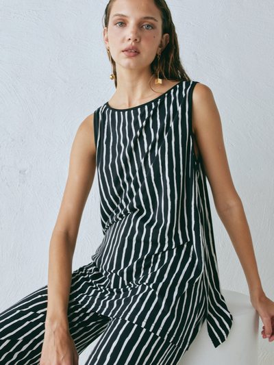 Vergegirl Aster Top Black Stripe
