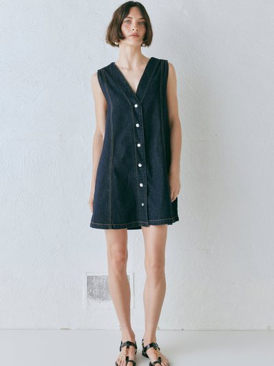 Vergegirl Aston Denim Mini Dress Indigo
