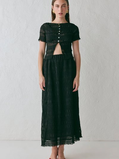 Vergegirl Mia Midi Skirt Black