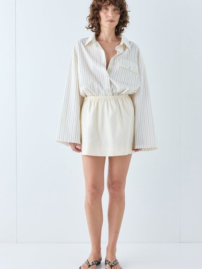 Vergegirl Elka Mini Skirt Cream