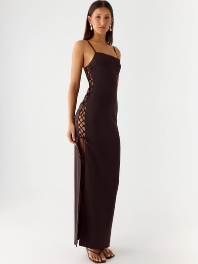 Peppermayo Hartwell Maxi Dress - Chocolate