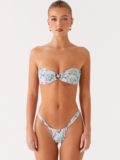 Peppermayo Airlie Scrunch Bikini Bottoms - Santorini Floral