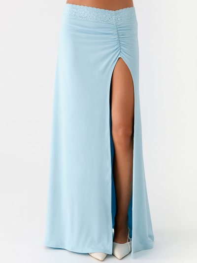Peppermayo Ocean Plunge Maxi Skirt - Blue