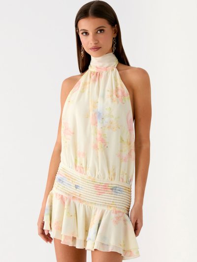 Peppermayo Willow Chiffon Mini Dress - Spring Meadow