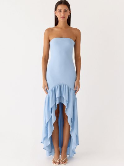 Peppermayo Evander Chiffon Maxi Dress - Blue