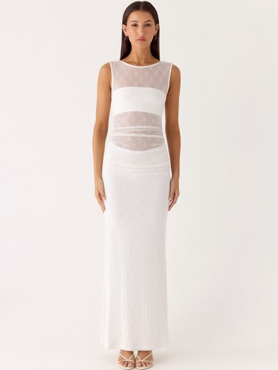 Peppermayo Sabre Maxi Dress - White