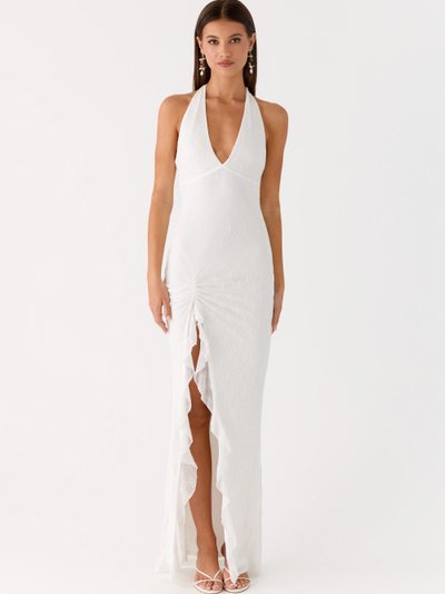Peppermayo Charmed By You Maxi Dress - White