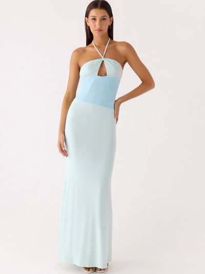 Peppermayo Romilly Mesh Maxi Dress - Teal