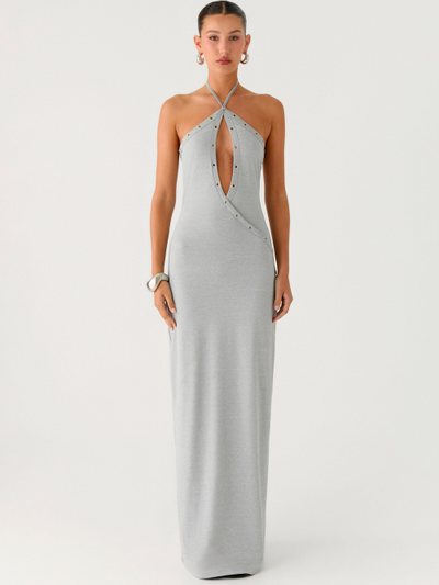 Peppermayo Off The Bass Maxi Dress - Grey