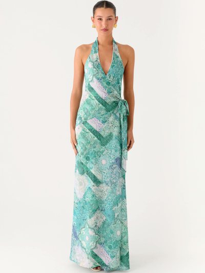 Peppermayo So Chic Maxi Dress - Green Paisley