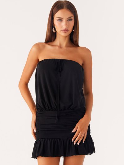 Peppermayo Only A Dream Strapless Mini Dress - Black