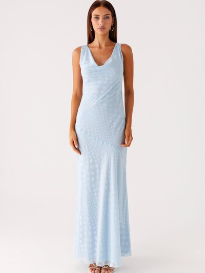 Peppermayo Sundance Chiffon Maxi Dress - Blue