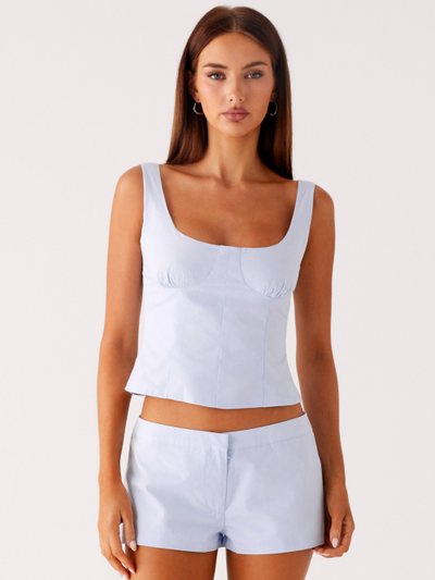 Peppermayo Coastline Bustier Top - Blue