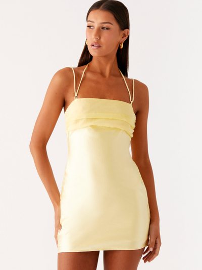 Peppermayo Belize Mini Dress - Lemon
