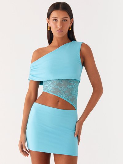 Peppermayo Love Motion Mini Dress - Aqua Blue