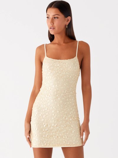 Peppermayo Danali Mini Dress - Yellow