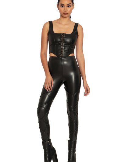 Blackmilkclothing Bootlace Wrap High Waisted Leggings