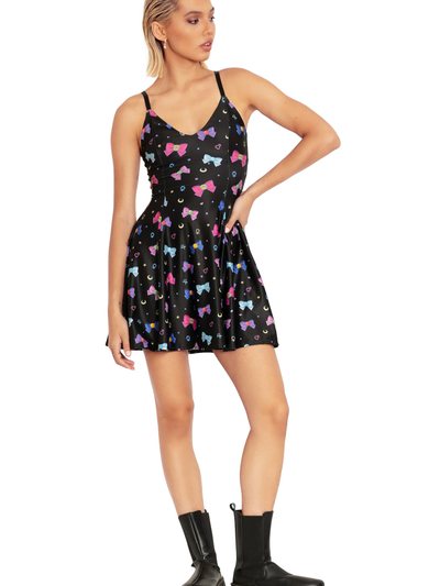 Blackmilkclothing Sailor Ribbons Mini Strappy Dress