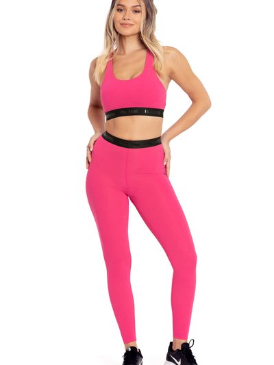 Blackmilkclothing Power Up Pink Banded High Waisted Ninja Pants