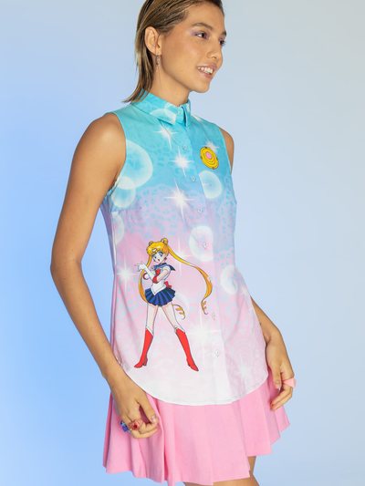 Blackmilkclothing Sailor Moon Bubbles Business Time Shirt