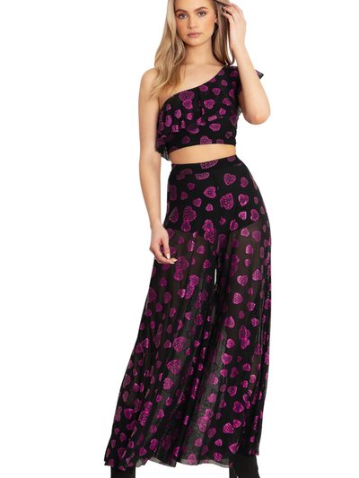 Blackmilkclothing Geodesic Hearts Sheer Retro Pants