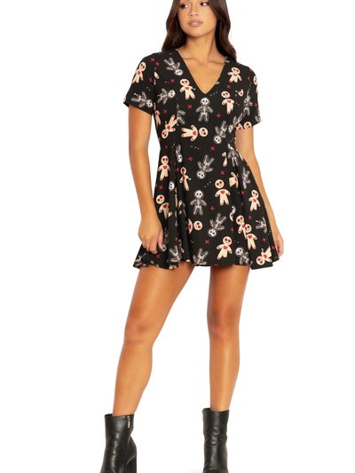 Blackmilkclothing Gingerdead Men Evil V Dress