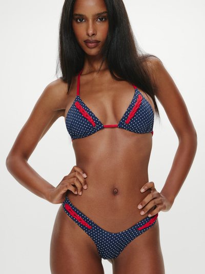 Frankiesbikinis Nick Skimpy Triangle Bikini Top - Shooting Stars