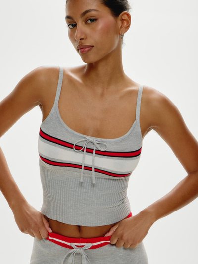 Frankiesbikinis Barrymore Knit Tank Top - Mochi Stripe