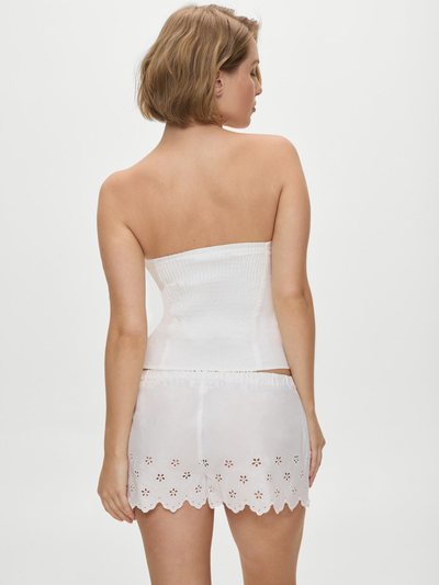 Frankiesbikinis Mariam Mini Shorts - White