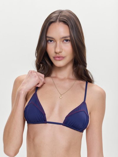 Frankiesbikinis Lumia Triangle Bikini Top - Lagoon