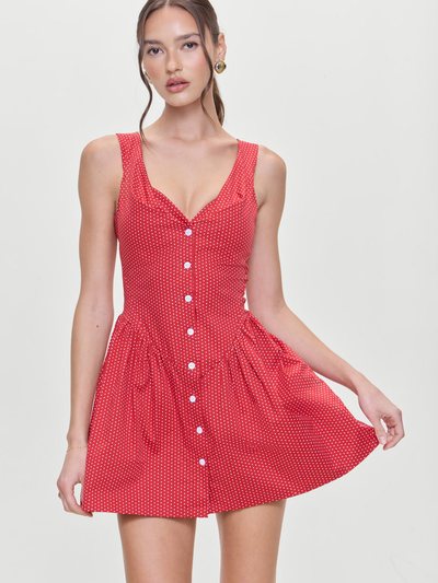 Frankiesbikinis Charlotte Corset Mini Dress - Ladybug