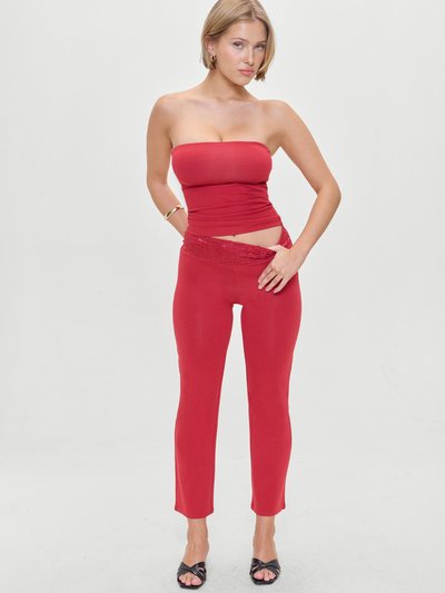 Frankiesbikinis Holloway Low Rise Capri Pants - Pepper