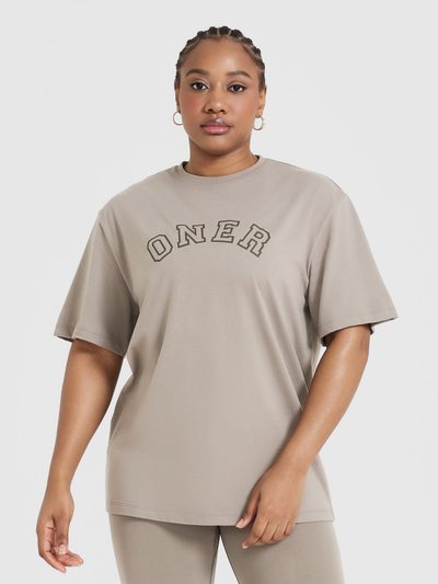 Oneractive Classic Varsity Oversized Lightweight T-shirt | Minky