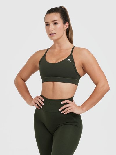 Oneractive Everyday Sports Bra | Khaki