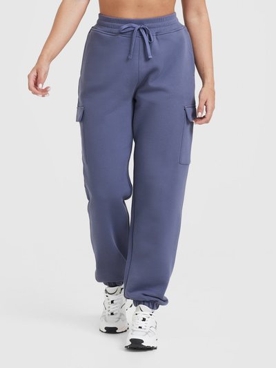 Oneractive All Day Lightweight Cargo Joggers | Slate Blue