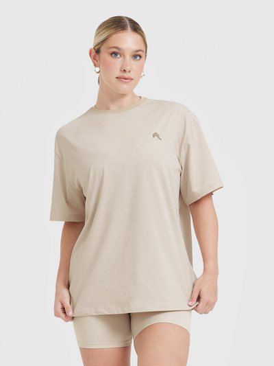 Oneractive Classic Oversized Lightweight T-Shirt | Washed Sand